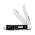 Case Cutlery - Mini Trapper, Black Synthetic Rough Jig