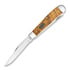 Case Cutlery Trapper, Yellow Curly Oak Smooth 47120