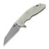Hinderer 3.5 XM-18 S45VN Fatty Wharncliffe Tri-Way WF Translucent Green G10 folding knife