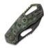 MKM Knives Isonzo Clip Point BW 접이식 나이프, Jungle Wear CF MKFX03-3CJD