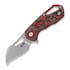 MKM Knives Isonzo Hawkbill SW folding knife, Lava Flow CF MKFX03-1CL