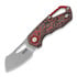 MKM Knives Isonzo Cleaver SW folding knife, Lava Flow CF MKFX03-2CL