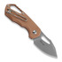 MKM Knives Isonzo Clip Point SW sulankstomas peilis, Copper MKFX03-3CO
