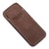 Lionsteel - Vertical leather sheath with clip, brūns