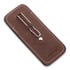 Lionsteel Vertical leather sheath with clip, brun 900FDV3BR