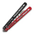 BBbarfly Trainer V2 Bali-song Trainingsmesser, Red And Black