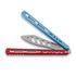 BBbarfly Trainer ZX-1 balisong trainer, Red And Blue