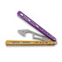 BBbarfly KS Knife Style Opener ZX-1 balisong trainer, Purple And Gold