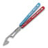 Cvičné nož motýlek BBbarfly KS Knife Style Opener ZX-1, Red And Blue