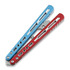BBbarfly KS Knife Style Opener ZX-1 trainer vlindermes, Red And Blue