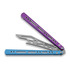 BBbarfly Barracuda Milled trainer vlindermes, Purple And Light Blue