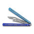 Balisong trainer BBbarfly Barracuda Milled, Light Blue And Dark Blue