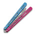 BBbarfly Barracuda Milled trainer vlindermes, Pink And Light Blue