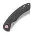 Red Horse Knife Works Hell Razor P Marbled Carbon Fiber folding knife, Satin