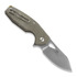 Fox Yaru Micarta Linerlock folding knife, olive drab FX-527LIMOD