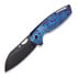 Kansept Knives Model 6 Timascus/Black Anodized Ti folding knife