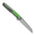 Kansept Knives Arcus Framelock Stonewashed Ti/Green G-10 sulankstomas peilis