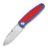 Kansept Knives Mato Blue/Red G-10 foldekniv