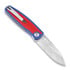 Kansept Knives Mato Blue/Red G-10 folding knife
