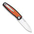 Kansept Knives Mato Black/Orange G-10 foldekniv