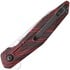Kizer Cutlery Spot Linerlock foldekniv, Black/Red Damascus G-10