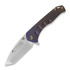 Medford Prae Slim Flipper folding knife, S45VN Tumbled Tanto