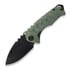 Medford Genesis T folding knife, 3V PVD, Ecto Green Predator Handles