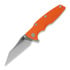 Hinderer Eklipse 3.5" Wharncliffe Tri-Way Stonewash Orange G10 folding knife