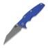 Hinderer Eklipse 3.5" Wharncliffe Tri-Way Battle Blue Blue G10 folding knife