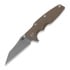 Сгъваем нож Hinderer Eklipse 3.5" Wharncliffe Tri-Way Battle Bronze FDE G10