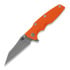 Couteau pliant Hinderer Eklipse 3.5" Wharncliffe Tri-Way Battle Bronze Orange G10