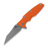 Hinderer Eklipse 3.5" Wharncliffe Tri-Way Working Finish Orange G10 folding knife