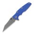 Hinderer Eklipse 3.5" Wharncliffe Tri-Way Working Finish Blue G10 folding knife