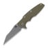 Hinderer Eklipse 3.5" Wharncliffe Tri-Way Working Finish OD Green G10 vouwmes