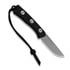 ANV Knives P200 Sleipner knife, Stonewash, Black Coarse