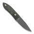 Maserin AM22 kniv, Damascus, Fat Carbon, grøn