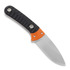 Maserin Sax knife, black, orange