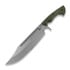 Work Tuff Gear Puzon Wilderness Bowie knife, ODG/Brown Liner G10