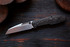 Null Knives Raikou - Black Camo CF sulankstomas peilis