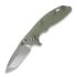 Zavírací nůž Hinderer 3.0 XM-18 Spanto Tri-Way Stonewash Bronze Translucent Green G10