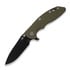 Hinderer 3.5 XM-18 Magnacut Skinny Slicer Tri-Way Battle Black OD Green G10 folding knife