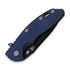 Coltello pieghevole Hinderer 3.5 XM-18 Magnacut Skinny Slicer Tri-Way Battle Black Blue/Black G10