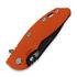 Hinderer 3.5 XM-18 Magnacut Skinny Slicer Tri-Way Battle Black Orange G10 折り畳みナイフ