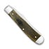 Case Cutlery Black/Green/Natural Canvas Micarta Smooth Trapper pocket knife 23470