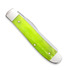Case Cutlery Green Apple Bone Smooth Mini Trapper pocket knife 53034