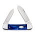 Pocket knife Case Cutlery SparXX Blue Pearl Kirinite Smooth Canoe 23447