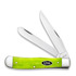 Case Cutlery Green Apple Bone Smooth Trapper pocket knife 53030