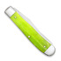 Pocket knife Case Cutlery Green Apple Bone Smooth Trapper 53030