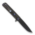 Medford M-48 vouwmes, S45VN PVD Blade, Black Handle, PVD Spring