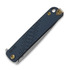 Medford M-48 vouwmes, S45VN Tumbled Blade, Blue